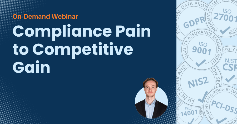 compliance pain to competitive gain compliance pain to competitive gain
